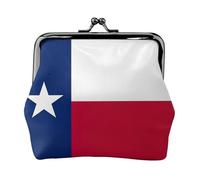 Texas State Flag Print Vintage Leather Change Purse Elegante piccolo portamonete per le donne portamonete portafoglio mini
