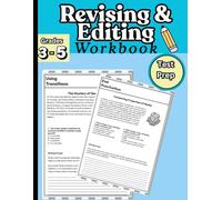 Texas Test Prep Revising and Editing Workbook, Grammar Workbook Grades 3, 4, 5, Writing Practice