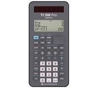 Texas TI-30X Prio MathPrint Calcolatrice scolastica scientifica (IQB, Solare/batteria) Grigio