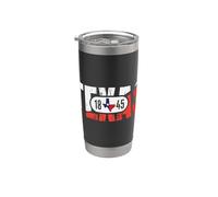 Texas - USA - Orgoglio dal 1845 Vacanze Bicchiere termico in acciaio inox doppia parete