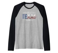 Texas - USA - Pride Since 1845 Vacanze Maglia con Maniche Raglan