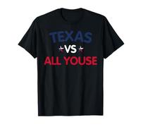 Texas Vs All Youse Divertente gergo texano per uomini e donne Maglietta