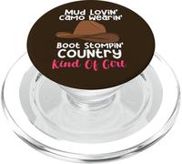 Texas Western Country Tipo di ragazza Citazione divertente Cowgirls PopSockets PopGrip per MagSafe