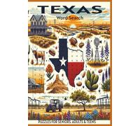 Texas Word Search: 55 Word search Puzzles about Texas, United States | 6X9 inches, 110 pages, 495 words | The Perfect, Entertaining & Educational Gift for the lone star state lovers