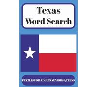 Texas Word Search Book: Word Puzzles with Easy to Read Print about Texas, Texan Holidays, Texan Culture and More | 6x9 inches, 110 pages | 50+ puzzles ... Gift for Vacations, Holidays and Pastimes