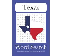 Texas Word Search Book: Word Search Puzzles with Easy to Read Print about Texas History, Texas Geography, Texas Cities and more | 6 x 9 inches, 120 ... . Gift for Vacation, Holidays and Relaxation