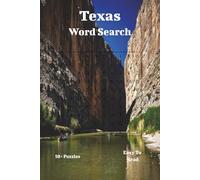 Texas Word Search Book: Word Searches with Easy to Read Print about everything Texas. | 6x9 inches, 110 pages | 50+ Puzzles.