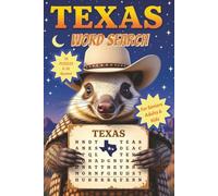Texas Word Search Puzzle Book & Quotes: Easy to Read Print about Texas, Texas Road Trip, Texas Cities - 6x9, 110 page, 55 puzzles, Great for gifts. ... food. Great Texas Quotes from famous Texans!