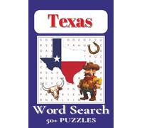 Texas Word Search Puzzle Book: Word Searches with Easy to Read Print about Texas, Texans, The Lone Star State, and More | 6x9 inches, 110 Pages | 50+ ... Gift for Vacations, Holidays and Free Times