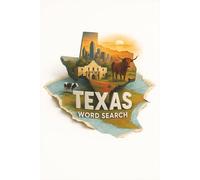 Texas Word Search Puzzle Book: Word Searches with Easy to Read Print about Texas, Travel, BBQ and More | 6x9 Inches, 110 Pages | 50+ Puzzles … Gift for Vacations, Holidays and Free Times