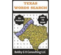 Texas Words Search: Texas Word Search Adventure: 55 Fun Puzzles for Lone Star Lovers