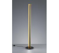 TEXEL PIANTANA LED 15W 1450lm, 3000K COLONNA NERA INTERNO ORO DIMMER A SCATTO H. 142,5CM