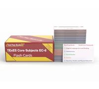 TExES Core Subjects EC-6 391 Flashcards: TExES Core Subjects EC-6 Flash Card Guida allo studio e domande di prova pratica [Schede a colori]