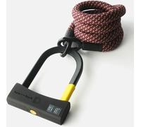 Texlock Serratura a U con cavo tessile Occhiello 160 cm D-lock chateau / rosso