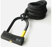 Texlock Serratura a U con cavo tessile Occhiello 160 cm onice / nero D-lock