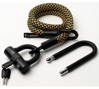 Texlock Serratura a U con cavo tessile Occhiello Bauhaus Edition U/X -lock M - 120cm