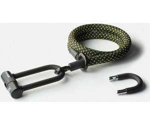 Texlock Serratura a U con cavo tessile Occhiello polvere di stelle U/X -lock M - 120cm