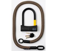 Texlock Serratura a U con cavo tessile Occhiello wild / canapa M - 120cm D-lock