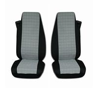 Texmar 2 coprisedili per camion Luxus, colore nero e grigio, per Volvo FL FE FM FH12 FH16 FH 4 dopo il 2014