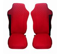 Texmar, coprisedili per camion in microfibra rossa, progettati per IVECO STRALIS, confezione da 2