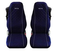 TEXMAR LTD Coprisedili per camion in microfibra, blu scuro, 2 pezzi, progettati per adattarsi alla serie Scania R S