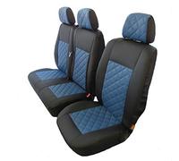 Texmar Progettato per adattarsi a Iveco Daily dopo il 2015 guida a sinistra, in pelle ecologica blu, coprisedili 2+1 (1 singolo 1 doppio)