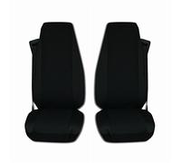 TEXMAR Progettato per adattarsi a Scania Truck Seat Covers nero Lux tessuto 2 pezzi