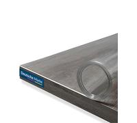 TEXMAXX pellicola trasparente per tavolo 2mm con bordo dritto - protezione tavolo pvc varie misure dimensioni - pellicolatavolo trasparente - 120 cm x 40 cm