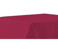 texpot Tovaglia 110 x 140 cm, a righe rosse, senza stiratura, antimacchia