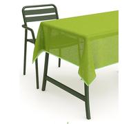 texpot Tovaglia da giardino con orlo, lavabile, per giardino, balcone e terrazza, resistente alle intemperie (Verde, 140 cm rund)