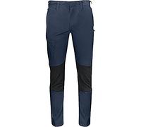 Texstar FP43 - Pantaloni da uomo Tech Stretch taglia W31/L36, colore: Marine/Nero