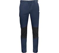 Texstar FP43 - Pantaloni da uomo Tech Stretch taglia W38/L36, colore: Marine/Nero