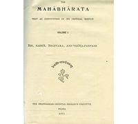 Text of Mahabharata Vol. I