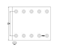 TEXTAR 1903231 Kit materiale d'attrito, Freno a tamburo