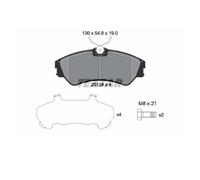 Textar 2012401 Kit Pastiglie Freno Freni a Disco Frontale per VW Transporter IV