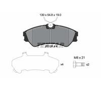 TEXTAR 2012401 Kit pastiglie freno, Freno a disco per VW