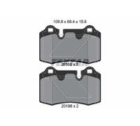 TEXTAR 2016501 Kit pastiglie freni