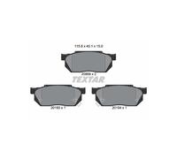 TEXTAR 2095902 Pastiglie freno anteriore per Civic CRX Prelude City