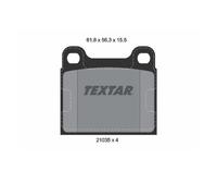 TEXTAR 2103501 Kit pastiglie freni