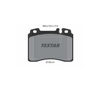 TEXTAR Kit pastiglie freni