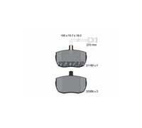 Pastiglie freno 2116002 TEXTAR per LAND ROVER ALFA ROMEO CARBODIES ROVER LTI