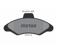 TEXTAR 2117105 Kit pastiglie freno, Freno a disco per FORD,VW