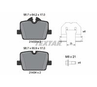 TEXTAR 2143301 Kit pastiglie freno, Freno a disco per BMW,BMW (BRILLIANCE),TOYOT