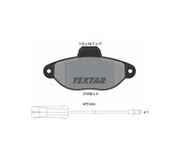 TEXTAR 2143603 Pastiglie freno anteriore per Punto Y