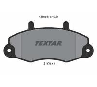 TEXTAR 2147001 Kit pastiglie freni Anteriore per FORD TRANSIT MK-5 Kasten (E )