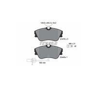 TEXTAR 2147903 Kit pastiglie freni