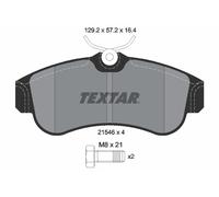 TEXTAR 2154601 Kit pastiglie freno, Freno a disco per NISSAN