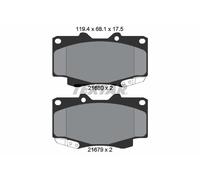 TEXTAR 2168003 Kit pastiglie freno, Freno a disco per TOYOTA