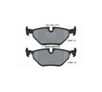 Set di pastiglie freno TEXTAR 2169103, posteriore
