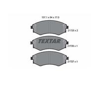 Pastiglie freno 2172501 TEXTAR per HYUNDAI SSANGYONG MITSUBISHI KIA
